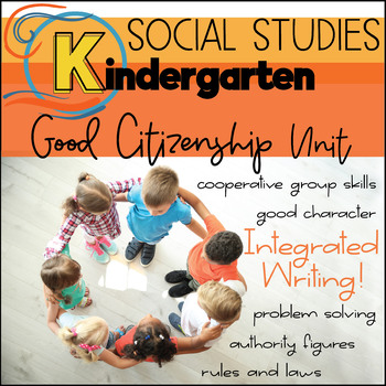 Preview of KINDERGARTEN SOCIAL STUDIES UNIT - RULES AND GOOD CITIZENSHIP