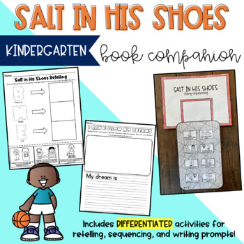 Preview of KINDERGARTEN Salt in His Shoes Michael Jordan Book Companion Black History Month