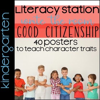 Preview of KINDERGARTEN WRITE THE ROOM - GOOD CITIZENSHIP