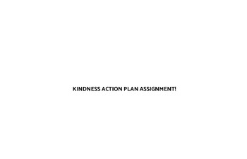 Preview of KINDNESS ACTION PLAN AND INFOGRAPHIC ASSIGNMENT