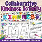KINDNESS DAY DISPLAY Collaborative Coloring Activity: Comp