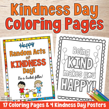 Kindness Day Coloring Pages Kindness Activities Inspirational Quotes Posters