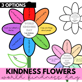 Preview of KINDNESS FLOWERS - World Kindness Day