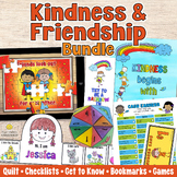 KINDNESS & FRIENDSHIP SEL Activities Bundle - Coloring Pag