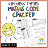 KINDNESS Math Crack the code [Code cracker, word problems,