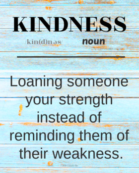 Preview of KINDNESS SELF-ESTEEM Staff Lounge CLASSROOM Poster PBIS Professionalism Morale