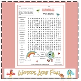 KINDNESS Word Search Puzzle Handout Fun Activity