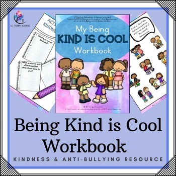 Preview of KINDNESS Workbook Counseling Lesson Anti-bullying Kindness Activities