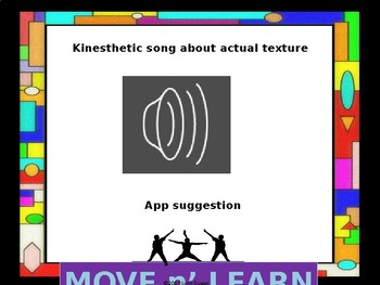 Preview of KINESTHETIC TEXTURE SONG