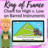 KING OF FRANCE Chant for High + Low on Barred Instruments 