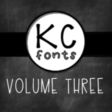 KC FONTS : Volume Three