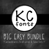 KC Fonts : THE BIG EASY BUNDLE