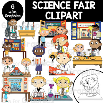 Preview of Science Fair Clipart