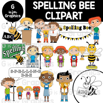 Preview of Spelling Bee Clipart