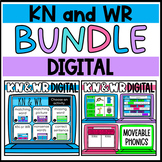 KN and WR Silent Letters Digital Phonics BUNDLE Moveable a