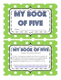 K.OA.3 My Book of Five