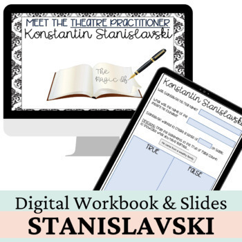 Preview of KONSTANTIN STANISLAVSKI - Digital Workbook, Google Slides, and Printable's 