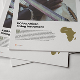 KORA: African String Instrument | Classroom Decor Poster |