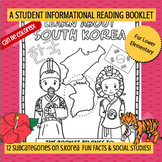 KOREA - Learn About South Korea Booklet Nonfiction Country Study