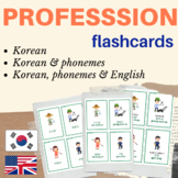 KOREAN JOBS OCCUPATIONS FLASH CARDS | Korean Flashcards Pr