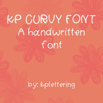 Preview of KP Curvy Font
