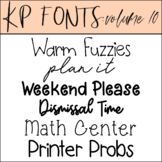 Fonts for Commercial Use-KP Fonts Volume 10