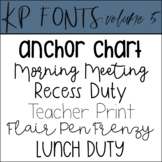 Fonts for Commercial Use-KP Fonts Volume 5