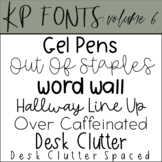 Fonts for Commercial Use-KP Fonts Volume 6