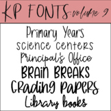 Fonts for Commercial Use-KP Fonts Volume 9