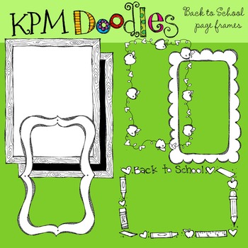 Back to School Borders – Tim's Printables