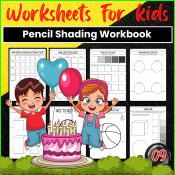 Preview of KPencil Shading Worksheets for Kids