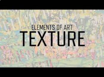 Preview of KQED Elements of Art Video Worksheet: Texture