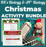 KR's Biology & AP® Biology Christmas Activity Bundle (Diff