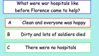 Preview of KS1- Introduction to Florence Nightingale (including quiz)