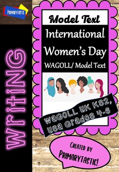 Preview of KS2 International Women's Day Non-Chronological Report/ Fact File English WAGOLL