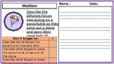 KS3 Science 6 Mark Question with Markscheme - Motion (Forc