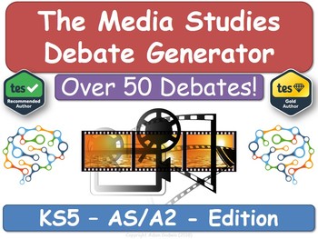 Preview of KS5 Media Studies Debate Generator [AS, A2, Media Studies]