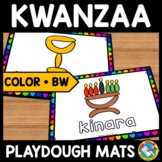 KWANZAA ACTIVITY PLAYDOUGH MATS WINTER HOLIDAYS AROUND THE