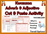 KWANZAA ADJECTIVE & ADVERB CUT & PASTE CRAFT ACTIVITY - HO