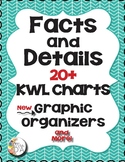 KWL Chart  - Facts and Details 40+ - Graphic Organizers - 