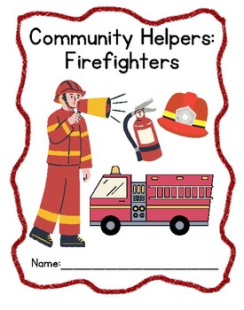 Preview of KWL Community Helpers: Firefighters Writing packet
