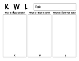 KWL Printable and Assignable Google Doc