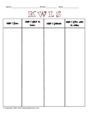 KWLS Chart - Graphic Organizer