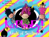 KaBlooEy! Kinds of Sentences