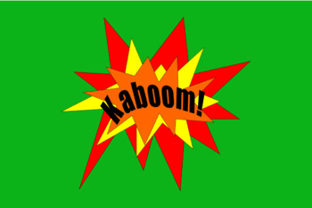 Preview of Kaboom! 8th Grade Math Review Board Game