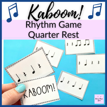 Preview of Quarter Rest Kaboom! Rhythm Game for Elementary Music Centers