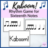 Sixteenth Note Kaboom! Rhythm Game for Elementary Music Centers