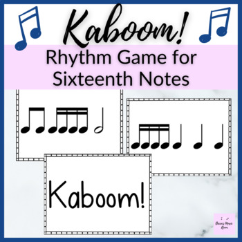Preview of Sixteenth Note Kaboom! Rhythm Game for Elementary Music Centers