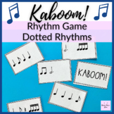 Dotted Half + Dotted Quarter Note Kaboom! Rhythm Game for 