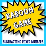Kaboom Math Game - Subtracting Mixed Numbers